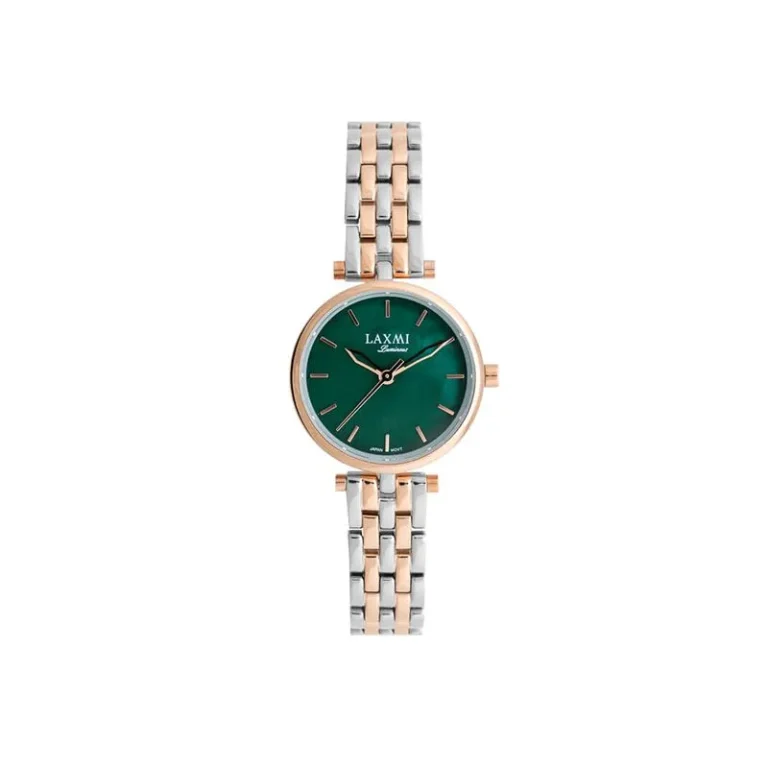 ساعت مچی زنانه لاکسمی مدل LA-8138-11 با طراحی ساده و صفحه‌ خوانا. انتخابی مناسب برای استفاده روزمره. خرید از فروشگاه شادمان با ارسال سریع و تضمین اصالت.