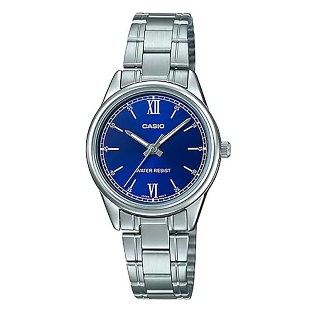 casio-mans-watch-LTP-V005D-2B2UDF ساعت مچی زنانه کاسیو مدل LTP-V005D-2B2UDF